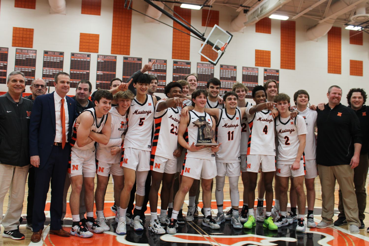 Northville after D1 district title March10-23 Antonio Cooper